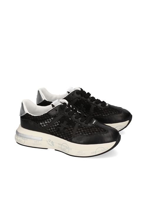 Sneakers in suede, fabric and leather inserts PREMIATA | CASSIE VAR7389